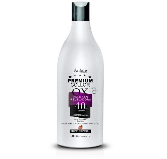 Discoloration Hydrogen Peroxide Emulsion OX Premium Color 40V 900ml - Anjore