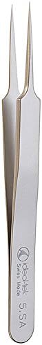Ideal-tek Tweezers, Stainless Steel Anti-magnetic, Style 5, 4-3/8 Inches | TWZ-312.22