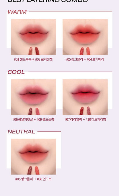 HAKIT Cloud Velvet Tint Choose 1 out of 10 Colors