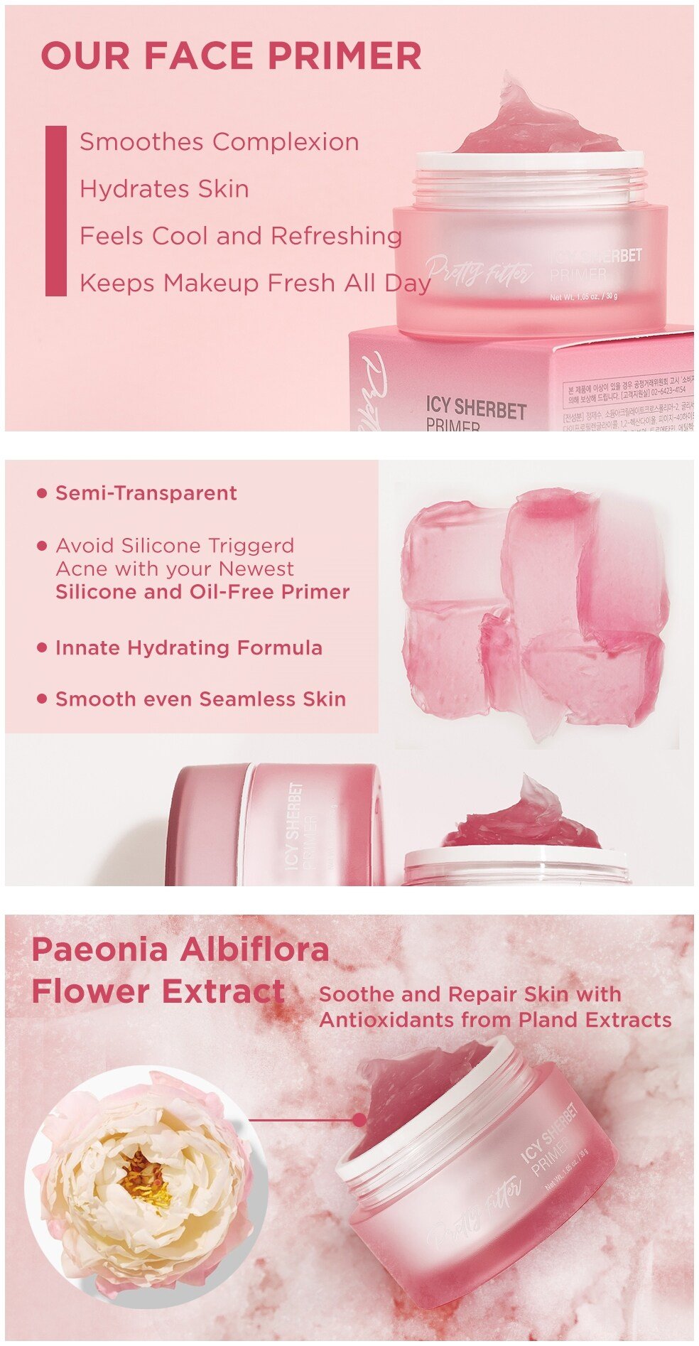 touch in SOL Pretty Filter Icy Sherbet Primer