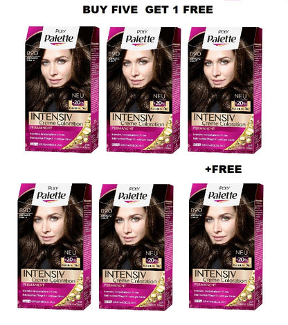 Schwazkopf POLY PALETTE Intensive Creme Hair Coloration - 24 Varieties - Buy 5 +FREE Pack