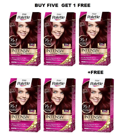 Schwazkopf POLY PALETTE Intensive Creme Hair Coloration - 24 Varieties - Buy 5 +FREE Pack