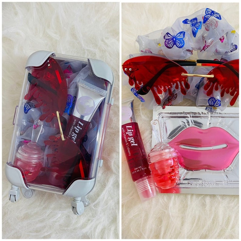 Custom Glitter Vegan Lip Gloss Set