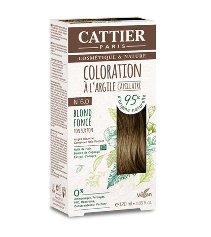 Cattier White  Clay Semi-Permanent Hair Color Kit - 20 Shades