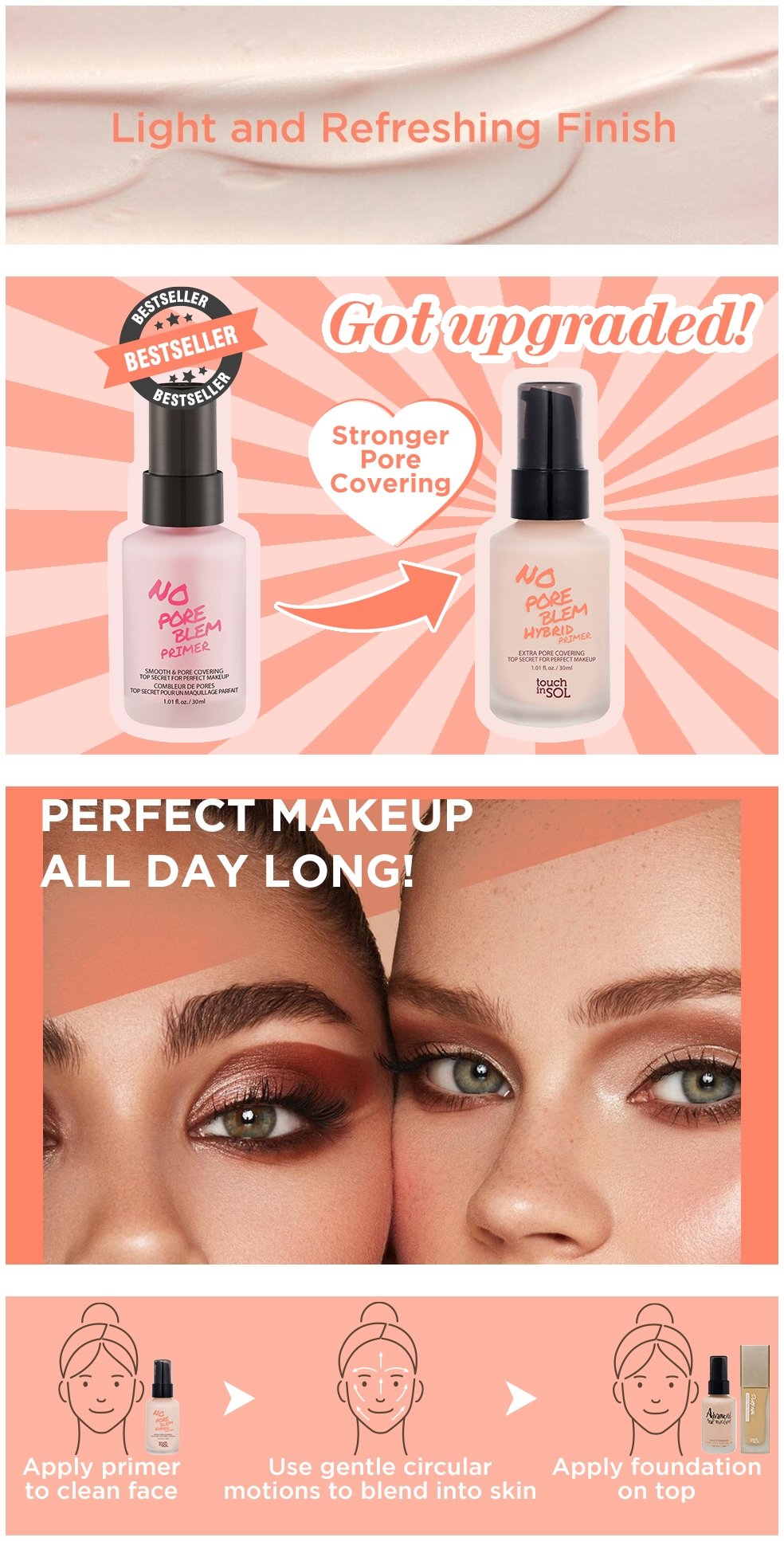 touch in SOL No Pore Blem Hybrid Primer