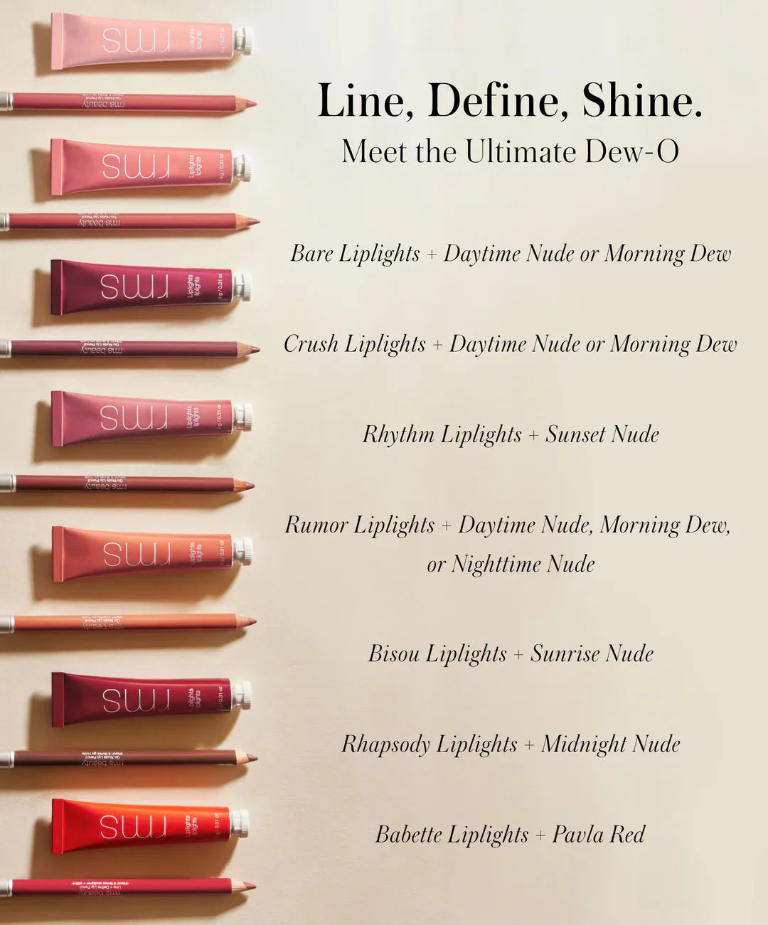 RMS Go Nude Lip Pencils