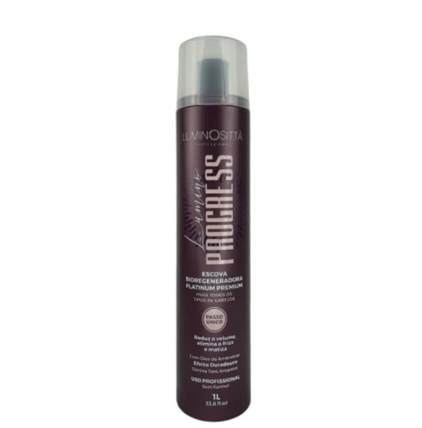 Lumino Progressive Brush Regenerator Platinum Blond Hair Sealing 1L - Luminositta