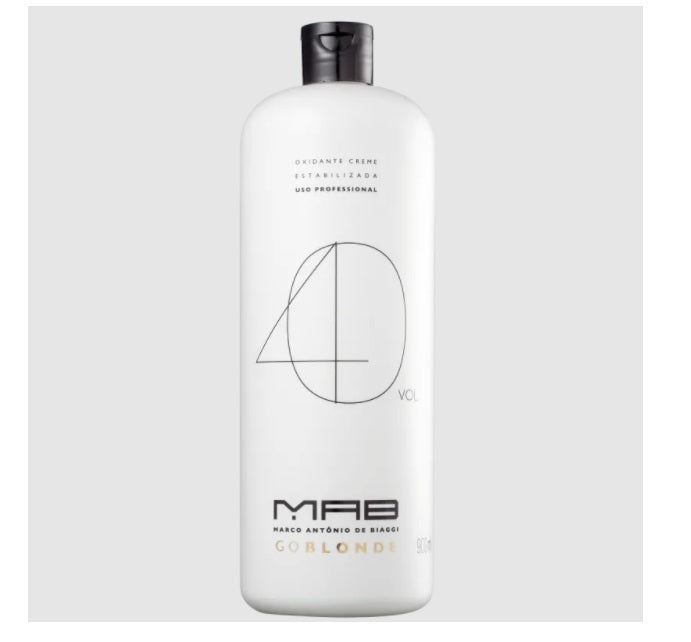 40 Vol. OX Hydrogen Peroxide Oxidant Creamy Stabilized Emulsion 900ml - MAB